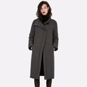 $228 - Express Double Breasted Long Puffer Jacket